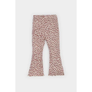Kız Bebek Leopar Desenli Fitilli Kaşkorse Tayt E5105A525SP