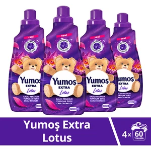 Extra  Çamaşır Yumuşatıcı Lotus ml 1440 ml 60 Yıkama X4