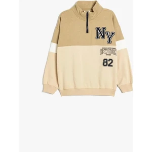 5Wkb10228Tk 100 Deve Tuyu Erkek Cocuk Jersey Sweatshirt