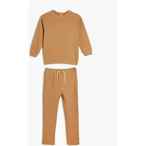 5Wmb10033Tk 517 Kahverengi Erkek Bebek Jersey Takım
