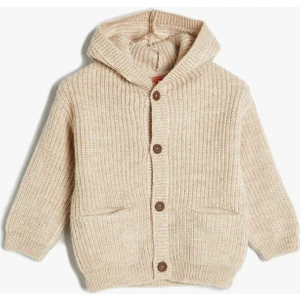 5Wmb90008Tt 002 Ekru Erkek Bebek Sweatshirt