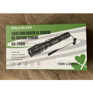 Gld Pro El Feneri Şarjlı Fener Tüfek Feneri Uzun Menzilli LED Avcı Feneri