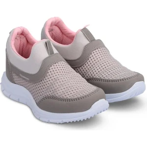 EVA Kız Çocuk Sneaker Koşu & Yürüyüş Ayakkabısı Gri / Pembe