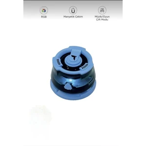 Magsafe Uyumlu Taşınabilir Bluetooth Hoparlör Rgb Işıklı 5.3 Bluetooth Telefon Tutuculu Mini Speaker