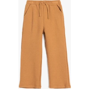 Beli Bağlamalı Cep Detaylı Pamuklu Basic Eşofman Altı