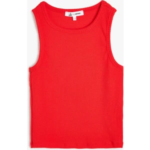 Slim Fit Kolsuz Bisiklet Yaka Basic Atlet