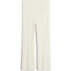 Normal Bel Slim Fit Nervürlü Ispanyol Paça Pantolon