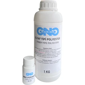 GNG Marine Elyaf Tipi Polyester Reçine 1 kg (Kobalt Katkılı - Mek Peroksit Hediyesi ile)