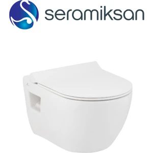 Ocean Kanalsız Asma Klozet A031171H, Yavaş Kapak