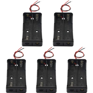 5 Adet 18650 Pil Yuvası 2 Pil Için ( Seri Bağlı )