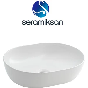 Alto Oval Beyaz Deliksiz Lavabo 50 cm