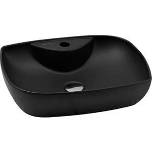 Dies Oval Mat Siyah Delikli Lavabo 50 cm A002182H