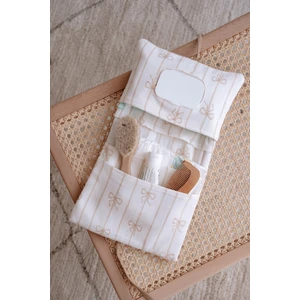 Atelier Babbi Müslin Islak Mendil & Bez Çantası - Kurdele / Bej