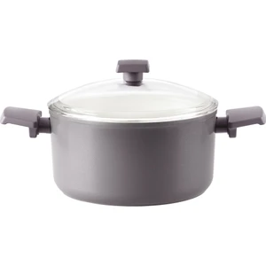 Nano Seramik Derin Tencere - Gri/beyaz - 22 cm