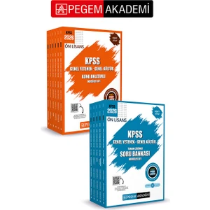 Pegem Akademi Yayıncılık   2025 Kpss Ön Lisans Konu Anlatımlı Modüler Set Genel