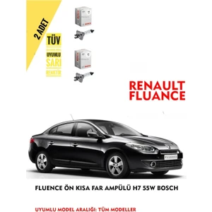 Fluence Ön Kısa Far Ampülü (2 Adet) Sarı Renk