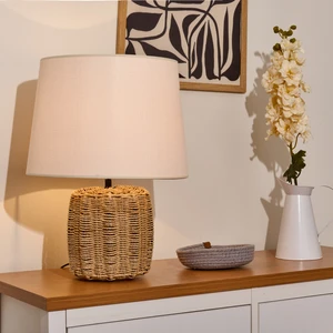 Lighting Santo Abajur - Kahverengi / Beyaz - 45X30 cm