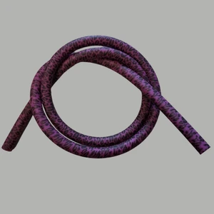 Nargile Store Zebra Desenli Soft Touch Nargile Hortumu - Mor