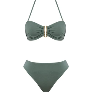 Sailor Moda Aksesuarlı Brezilya Bikini Takım