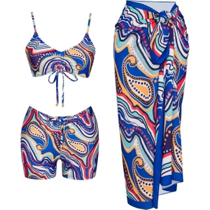 Sailor Moda Pareolu Toparlayıcı Şortlu Takım