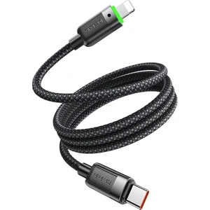 CA-2010 36W Usb-C To Lıghtnıng Manyetik Sarılabilir Kablo - 1.2 M Siyah
