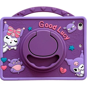 Apple iPad Air 11INÇ M2 2024 Kılıf Cute Dolls Standlı Eğlenceli 3D Karekterli Çocuk Kılıfı A2902 A2903 A2904