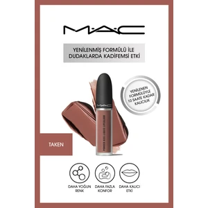 MAC Powder Kiss Ağırlık Yapmayan Pudralı Mat Bitişli Ruj - TAKEN 5ML