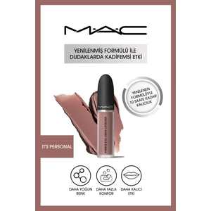 MAC Powder Kiss Ağırlık Yapmayan Pudralı Mat Bitişli Ruj - IT'S PERSONAL 5ML