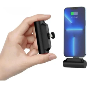 Mini Apple iPhone Powerbank 5000 mAh Harici Pil Kablosuz Apple iPhone Taşınabilir Batarya Hızlı Şarj Powerbank