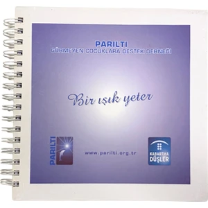 Parıltı Derneği -  Bir Işık Yeter Mini Spiralli Defter