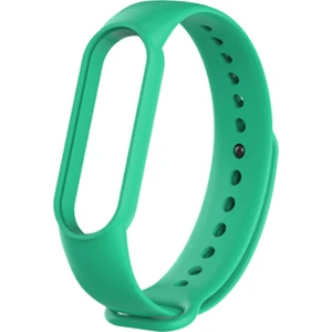 Xiaomi Mi Band 5 ve 6 Akıllı Bileklik Silikon Kordon Kayış Turkuaz