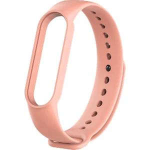 Xiaomi Mi Band 5 ve 6 Akıllı Bileklik Silikon Kordon Kayış Rose