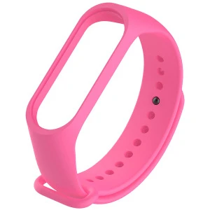 Xiaomi Mi Band 3 - Mi Band 4 Akıllı Bileklik Kordon Kayış Pembe