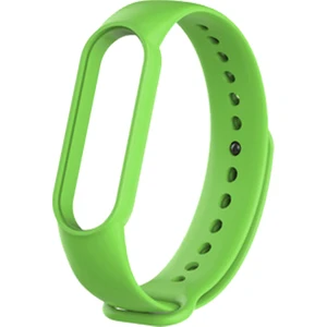 Xiaomi Mi Band 5 ve 6 Akıllı Bileklik Silikon Kordon Kayış Açık Yeşil