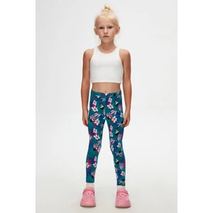 Tropical Parrot Kız Çocuk Desenli Yazlık Tayt