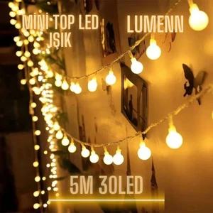 5metre Pilli Mini Top LED Işık-Led Aydınlatma