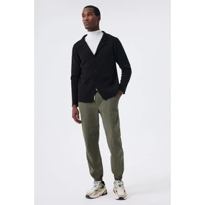 Lee Cooper Klasik Yaka Slim Fit Siyah Erkek Kazak 241 Lcm 242007 Merlo Sıyah