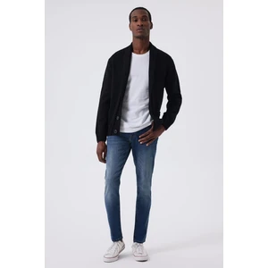 Lee Cooper Şal Yaka Regular Fit Siyah Erkek Kazak 241 Lcm 242001 Brıce Sıyah