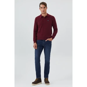 Lee Cooper O Yaka Bordo Erkek Sweatshirt 231 Lcm 241010 Newblend Bordo