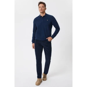 Lee Cooper Newblend Erkek Polo Yaka Sweatshirt A.lacivert