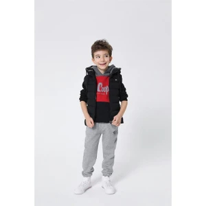 Lee Cooper 221 Lcb 235001-8101 Siyah Kapüşonlu Erkek Çocuk Yelek