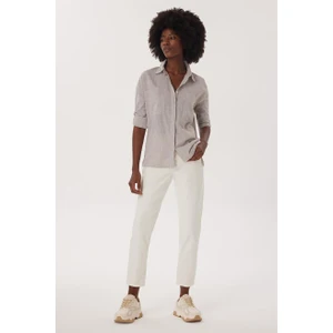Lee Cooper Mindy Kadın Dokuma Gömlek Bej
