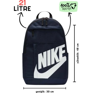 Sırt Çantası (21L) Nk Elmntl Bkpk DD0559-452 Mavi
