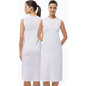 Kadın Beyaz 2 Li Set Uzun Kolsuz Elbise Astarı Modal Kombinezon 2M1049