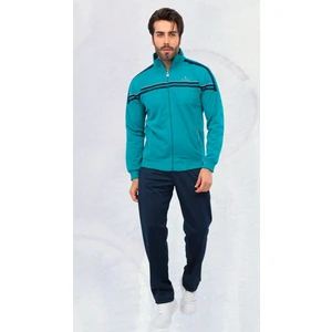 Erkek Zümrüt Şeritli Rashell Eşofman Takım