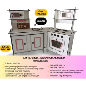 Bahadır Grup 100X135 Ahşap Oyuncak Mutfak
