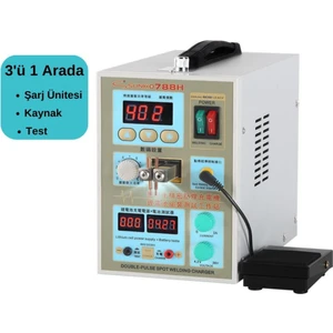 788H Çift Darbeli Nokta LED Pil Test ve Şarj Fonksiyonlu Pil Punta Kaynak Makinesi
