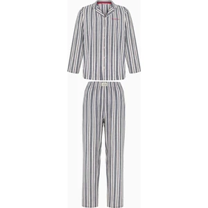 Navy Çizgili Çok Renkli Pijama Takımı