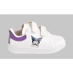 Kuromi Baskılı Cırtlı Kız Çocuk Spor Ayakkabı Sneaker