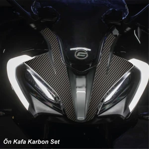 CFMOTO 250SR ÖN KAFA KARBON STICKER